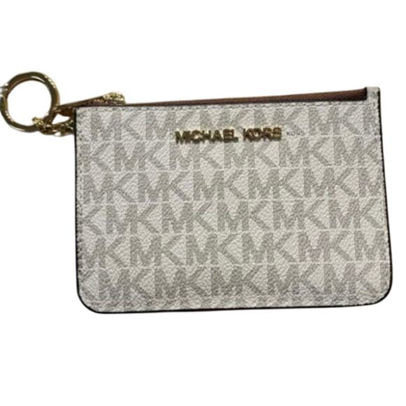 MICHAEL KORS Jet Set Travel Small Signature Logo Coin Purse New w/ Tag MSRP $168 - Picture 5 of 10